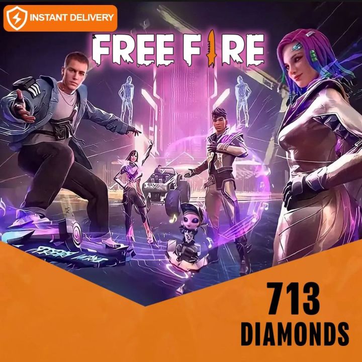 FREE FIRE TOPUP 713 DIAMOND FAST DELIVERY