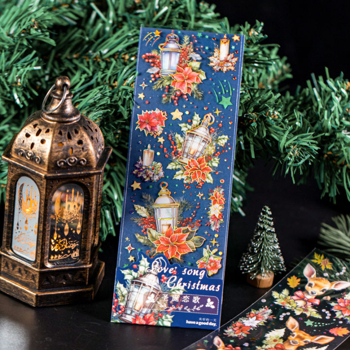 2%20pcs%20INS%20Bronzing%20Christmas%20flat%20Stickers%20aesthetic%20Decorative%20Diary%20Scrapbooking%20Stickers%20Festival%20Birthday%20Party%20Gift%20Labels%20-%20Image%203