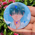 58mm Anime The Summer Hikaru Died Tsujinaka Yoshinori  Cosplay COSTUME Badge Pin SPTE Tinplate Brooch Prop Xmas . 
