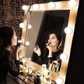 Vanity Mirror Light Adjustable with 10 Light Bulbs for Makeup Dressing Table / LED Vanity Mirror Lights Kit with 10 Dimmable Light Bulbs for Makeup Vanity Table Set in Dressing Room Lighting Fixture Strips Retractable Wire USB Power Supply White. 