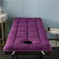 A High-end Massage Mat Suitable for Spa Salon Massage Massage Table Mat Bed Cover Breathable Beauty Comfort with Holes.