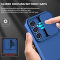 Rugged Armor Shockproof Stand Holder Case for Samsung Galaxy A16 A06 A55 A35 A25 A15 A05S Slide Lens Protection OTT Cover Box. 