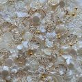 30g/bag Mixed Baroque Rose Imitation Pearl Bow DIY Accessories.