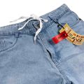 Denim short patch design gents fashion. 