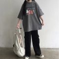 Lh.sunshine T-shirt⚡Cartoon matrix screen work can be worn on all occasions.💕Girls. 