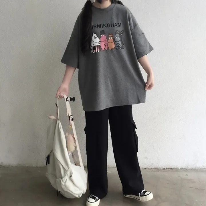 Lh.sunshine%20T-shirt%E2%9A%A1Cartoon%20matrix%20screen%20work%20can%20be%20worn%20on%20all%20occasions.%F0%9F%92%95Girls%20-%20Image%209
