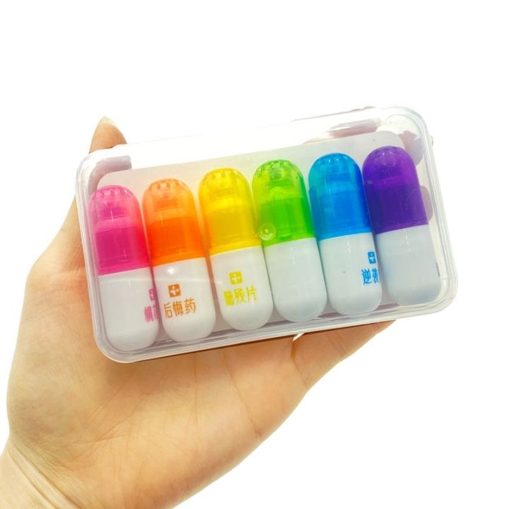 Mini%20Capsule%20shaped%20highlighter%20pens%20for%20writing%20Cute%20marker%20-%20Image%203