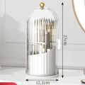 Makeup Brush Holder 360° Rotating Desktop Makeup Organizer Lipstick Eyebrow Pencil Containe. 