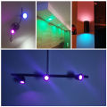 RGB LED Light Bulb 9W GU10 Graffiti WIFI Smart Bluetooth Bedroom Lamp Bulbs Adjustable Light. 