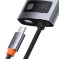 Baseus Metal Gleam Series 6-in-1 Multifunctional Type-C HUB Docking Station (HDMI*1 + USB3.0*3 + PD*1 + RJ45*1). 