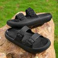 Men's Lightweight Open-Toe Slide Sandals Non-Slip Bathroom Flip Flops with Comfortable Arch Support,Trendy Casual Summer Shoes. 
