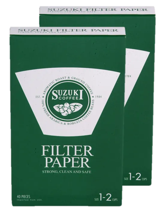 Suzuki coffee filter paper 40 PCs coffee filter paper (2 boxes)