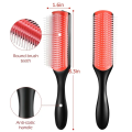 9-Row Detangling Hair Brush Detangler Hairbrush Scalp Massager Straight Wet Comb for Women Men Salon Curly hair brush. 