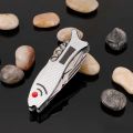Funny fish shaped survival pocket knife camping knife for outdoor. 