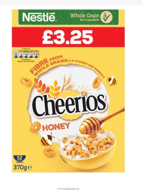 Cheerios Honey Cereal 370g