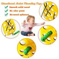 Wooden Lacing Toy Educational Fruits Threading Activity Puzzles Studying Fine Motor Skill Car Toy Set for Toddlers Kid Best . 