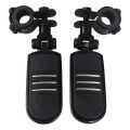 Motorcycles1-1/4" Bars Highway FootPegs Mount Clamp Footrest Pedal moto accessories For Harley Street Glide Road King Electra. 