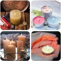100Pcs Candle Holder 61m Cotton Candle Wick Smokeless Aromatherapy Cylindrical Candle Thread Candle Making Kit DIY Candle Maker.