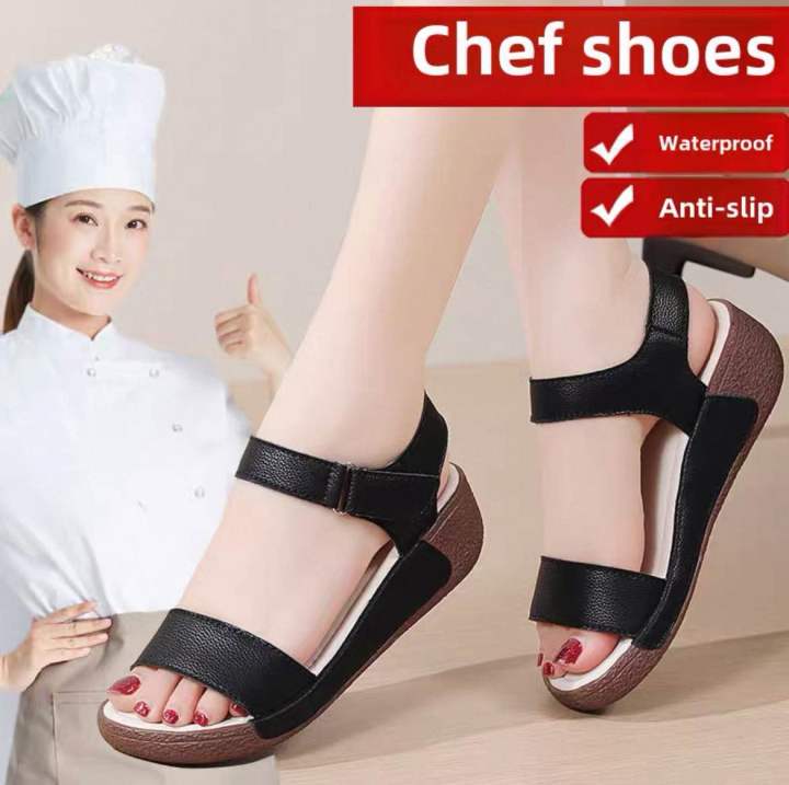 Sandals%20for%20Women,%20Summer%20Soft-Soled%20Kitchen%20Shoes,%20Women's%20Waterproof%20Non-Slip%20Thick-Soled%20Mom%20Shoes,%20Outdoor%20Chef%20Roman%20Women's%20Shoes%20-%20Image%203