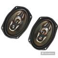 Pyramid speakers 6998GX 6” x 9”  4 Way Bronze P.P. Cone Speakers 260W Rated power. 