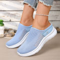 2026 New Women Hollow Mesh Slip On Backless Mules Lightweight Thick Platform Walking Slippers Comfort Outdoor Casual Mesh Shoes. 