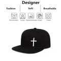 Unisex Cross Embroidery Hip-hop Hats Spring Autumn Outdoor Adjustable Casual Baseball Caps Sunscreen Hat. 