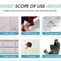 2pcs/set White Porcelain Repair Kit Ceramic Repair Paste Tile Tub Toilet Sink Shower Kits Chip Crack Hole Scratches Fix Adhesive. 