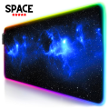 TITANWOLF XXL RGB Gaming Mouse Pad SMALL & Large Size - Extended & Small Led Soft Cloth Mousepad Mat with Non-Slip Rubber Base & 14 Lighting Modes for Gamers, PC Computer, Laptop, Office - (800×300×4mm) - Black - FunBug. 