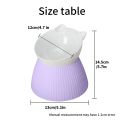 1pc Elevated Cat Bowls with Raised Stand,15 Tilted Cat Design Neck Guard Stand Pet Food Water Feeder Bowl for Cats Or Small Dogs. 