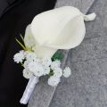 Wedding Accessories Bridegroom Bride Corsage Bridesmaid Sisters Wrist Flower Banquet Boudoir Hand Flower Imitation Calla Lily.