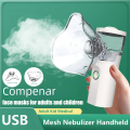 Outdoor Portable Kids Adult Saving Emergency Device Nebulizer Silent Mesh Mini First Aid Kit Handheld Asthma Inhaler Atomizer. 