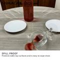 10pcs Fitted Round Tablecloth Transparent Waterproof Oil-Proof Table Cover Protector Cloth Dinning Table Table Covers Home. 