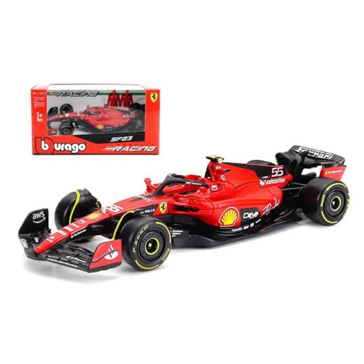 Ferrari SF 23 Formula Racing 2023 1/43 (5 in) Diecast Model Car
