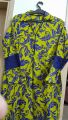 dark blue & mehndi green colour combination shirt for women, medium in size, lawn for the summer collection. 