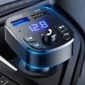 Car MP3 player Dual USB fast charger FM Bluetooth receiver Bluetooth 5.0 FM transmitter USB flash drive plug car kit. 