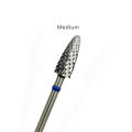 HYTOOS 5mm Flame Bit 3/32 Carbide Nail Drill Bits Manicure Burr Remove Gel Electric Milling Cutter Accessories.