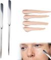 1PCS Makeup Spatula, Stainless Steel Foundation Spatula, Makeup Stirring Rod Tool for Nail Art Face Makeup, 6.4Inch. 