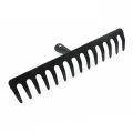 Farming Rake Stainless Steel Rake 14-Tooth Hay Deciduous Rake Pine Soil Rake Garden Gardening Tools Agricultural Farm Tools. 