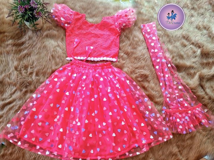 Baby%20girls%20lehenga%20or%20Tutu%20dress%20with%20dupatta%20-%20Image%202