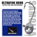 Jig Head Hook Rockfish Ajing Fishing Hooks For Soft Worm Lure Bass Fish Pesca Goods 0.8-7g 5pcs/Bag Pike Trout Accessories. 