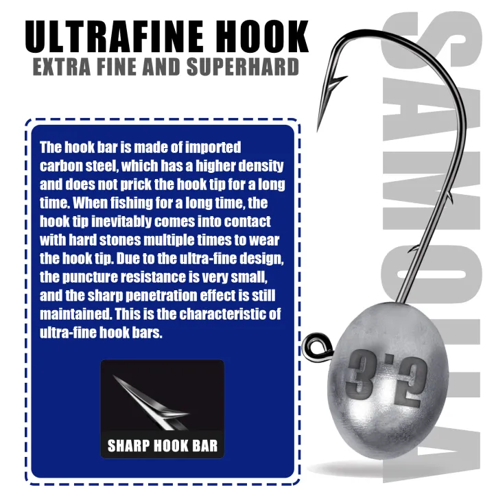 Jig%20Head%20Hook%20Rockfish%20Ajing%20Fishing%20Hooks%20For%20Soft%20Worm%20Lure%20Bass%20Fish%20Pesca%20Goods%200.8-7g%205pcs/Bag%20Pike%20Trout%20Accessories%20-%20Image%202