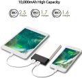 PISEN 10000mAh Power Bank with Led Display and Dual Ports. 