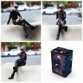 11cm Anime Jujutsu Kaisen Gojo Satoru Action Figure Anime Figure Seated Chair Noodle Stopper Model Toys Japanese Dolls. 