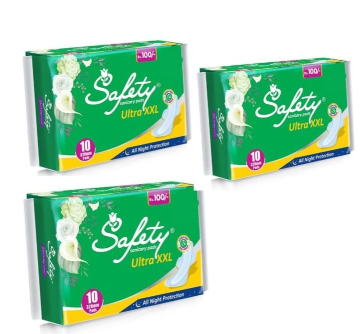 3 packs of Safety Ultra XXL pads 320 mm 10 pcs/pack