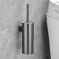 Stainless Steel Bathroom Toilet Brush Holder Accessories Black Toilet Brush Wall Mounted WC Cleaner Brush FR07.