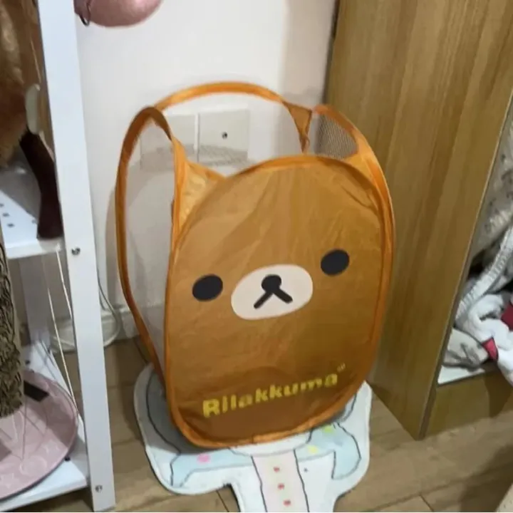 New%20Cartoon%20Rilakkuma%20Mesh%20Folding%20Large%20Capacity%20Laundry%20Basket%20Cute%20Portable%20Storage%20Frame%20Dormitory%20Household%20Laundry%20Basket%20-%20Image%207