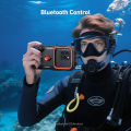 TELESIN Diving Waterproof Phone Case Universal Phone Camera Shoot Hand Grip Holder Shooting Aid Remote Control Handle.