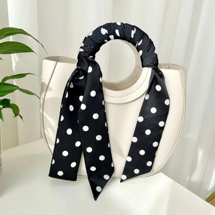1pc%20Fashion%20Ribbon%20Polka%20Dot%20Scarf%20Printed%20Thin%20Scarf%20Headband%20Korean%20Style%20Neckerchief%20Long%20Scarves%20Wedding%20-%20Image%203