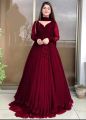 Stylish Collection Stitched Party Wear Maxi 3pc Dress For Women and Young Girls - Dress For Girls - Dress For Women - Stitched Suit for Girls - Stitched Suit For Women. 