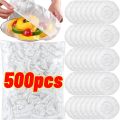 50-500PCS Disposable Food Keeping Film Kitchen Food Storage Covers Bags For Bowls Elastic Plate Plastic Lid Covers Vacuum Bags. 